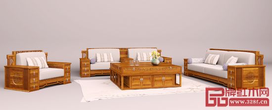  西厢房《听荷3号沙发》获得“首届新中式大会经典中式红木家具”大奖