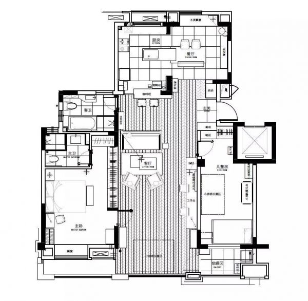 暖爸为妻女改造135㎡的家 全屋复古家具真高级