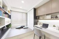 榻榻米功能太多啦！除了做书房还可以做茶室衣帽间