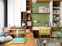 西安小户型装修,榻榻米床+衣柜+书桌一体设计,简直太棒了!