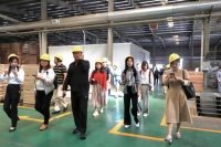 “庆祝中国林产工业协会成立30周年考察采风行”首站莅临天格地暖实木地板