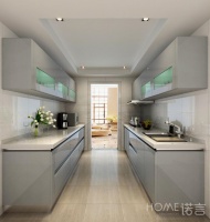 定制橱柜的颜色选择很重要,适合的颜色能提高家居品格