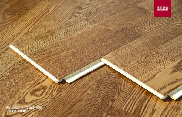 KG8352S温斯洛白蜡：这样的三拼花实木地板是潮流的典范