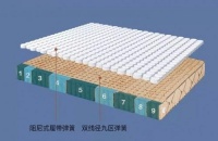 有品上线趣睡科技8H九分区乳胶弹簧床垫 T6