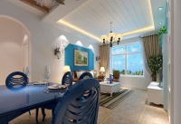 宜居园60平米地中海风格装修案例