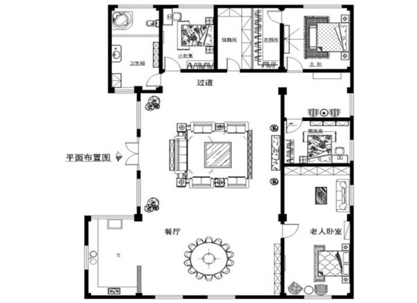 八达岭孔雀城320平欧式风格案例赏析