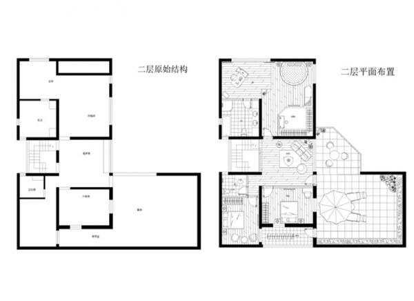 山水新新小镇388平简约时尚案例赏析