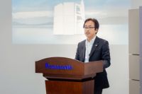 “健康领鲜，臻享美好生活” 松下无霜三门冰箱阵