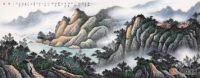 淡烟流水 曲径通幽 山水画给你不一样的家居体验