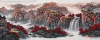 国画山水点缀家居环境 意境优美选择多样