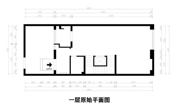 一层原始平面图