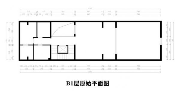 B1原始平面图