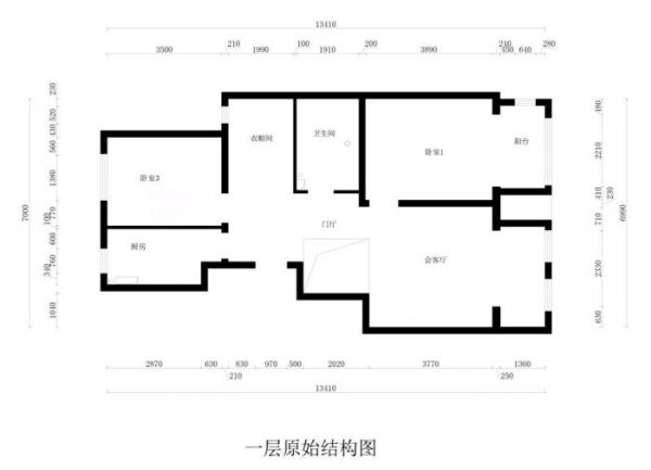 一层原始结构图