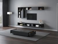 解决电视周边杂乱问题，唯诺斯佳住宅家具的高颜值电视柜