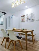 93平北欧风，白色文化砖+铁艺原木，简单文艺