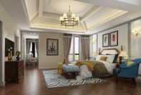 现代美式 蓝白色的纯净视觉打造的浪漫满屋