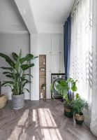 93㎡二手老房的华丽变身，浅灰色调自然系北欧