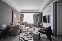 高级灰脏粉色，时尚家居
