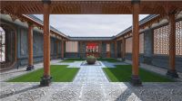 王文泉四合院室内外设计 中式经典 逸趣悠远