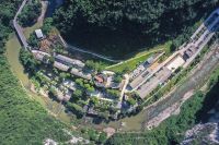 雏燕新飞|809兵工厂遗址改造--崖顶茶吧