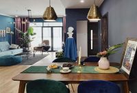 110平混搭风格公寓，三居室也能超级精致