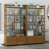 旺竹星住宅家具用新式博古架秀出风采，让用户享受摆放乐趣