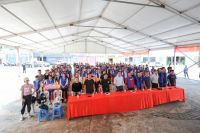 万福光彩2周年庆祝活动宁国举行 第七届秋季家博会正式启动！