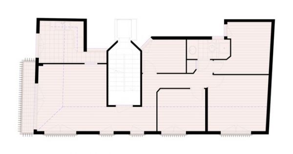 60㎡不规则单身公寓 走廊变身衣帽间和储物间