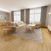 大自然地板干货科普：客厅这样装修，简约大气上档次