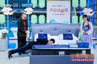 央视网水立方直播秀，舒达床垫总裁推荐智能床让撒贝宁频频点赞