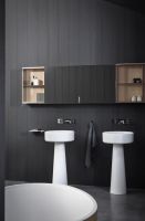 MEGAHOME｜Agape高格调立柱式洗脸盆打造时髦浴室，提升幸福感