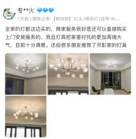 惊爆！月影灯饰双十一全网爆火单品TOP前三！