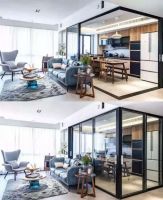 开放式书房加餐厨一体