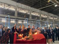 重磅消息！广东英超陶瓷有限公司“智能高铁时代辊道9号窑”生产线点火仪式隆重举行