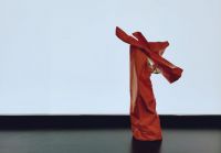 林小蕙用草月流花道艺术展演活动  告别2020