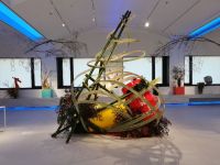 林小蕙用草月流花道艺术展演活动  告别2020