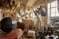 备受名流喜爱的乡村古宅 客厅吊了只“长颈鹿”