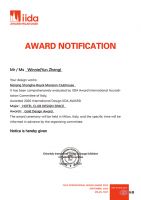 郑韵获得2020 ITALY IIDA AWARD意大利国际设计大奖会所空间金奖
