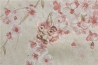 【领绣】新品墙画《繁花时遥》惊艳亮相 提花＋刺绣双重工艺为下一场浪漫的樱花雨