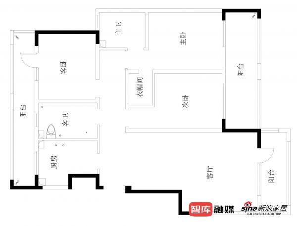 原始平面布局图
