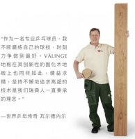 VÄLINGE地板联手世界乒坛传奇瓦尔德内尔亚洲首发