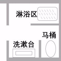 卫生间干湿分离，“隔断”后顾之忧