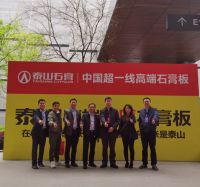 泰山石膏组团参加中部（长沙）建博会 推动交流合作 促进品牌传播