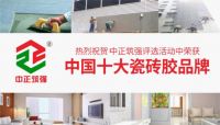 中正筑强建筑用料 荣获“中国十大品牌”称号