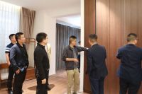 热烈欢迎居然之家湖南江西分公司领导莅临大卫地板考察指导