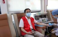 千年舟集团厂庆日举办“百年华诞 热血献礼”无偿献血活动