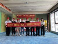 邀请协会、媒体直击工地现场，名雕装饰为什么这么硬气