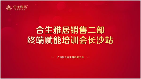 合生雅居销售二部终端赋能培训会长沙站圆满成功