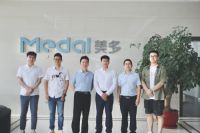 京东厨卫事业部总经理张总一行莅临美多电器考察指导