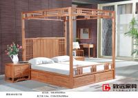 老榆木家具图片：整套致远老榆木实木风清新又自然，非常的舒适